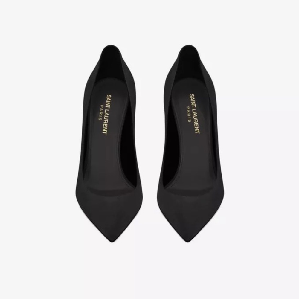 YSL Saint Laurent Velvet Anja Pumps/ Heels - Picture 3 of 5